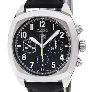 TAG HEUER Monza Calibre 36 Steel Automatic Mens Watch CR5110 Polished